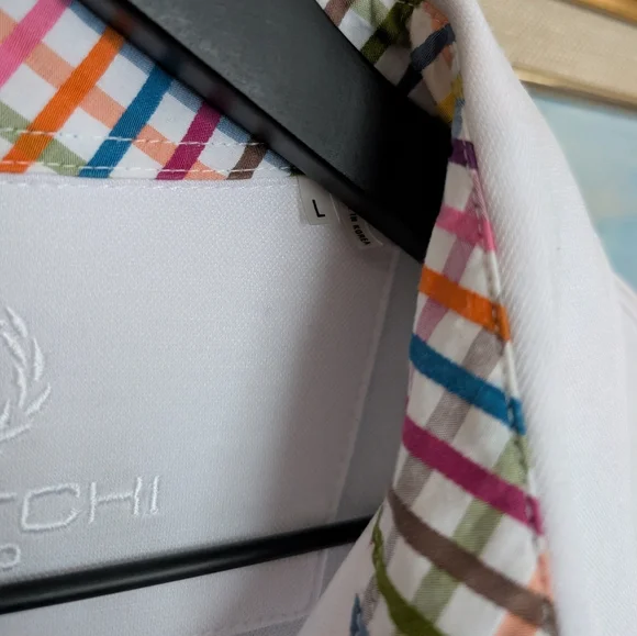 Bugatchi Ritz Naples White Polo Shirt - Picture 4 of 4